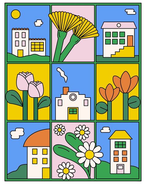 달력 디자인, Simple Poster, A Fashion Designer, Simple Illustration, Simple Graphic, Flat Vector, Flat Illustration, Colorful Drawings, Vector Illustrations