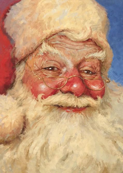 Santa Claus Drawing, Santa Claus Pictures, Bedroom Decor Posters, Santa Faces, Santa Paintings, Santa Claus Images, Family Bedroom, Santa Art, Primitive Santa