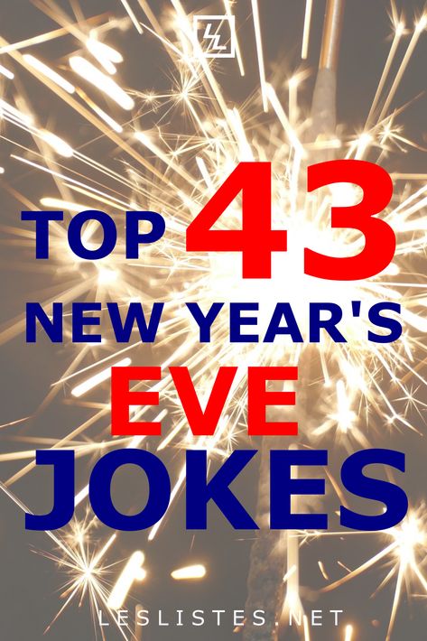 Ringing in the New Year is a great time to bring in a little bit of humor. With that in mind, check out the top 43 funny New Year Jokes. #jokes #newyears New Year Meme Funny Humor, New Years Jokes, New Year Quotes Funny Hilarious, New Year Jokes, Around The World Crafts, Happy New Year Funny, New Year Meme, Halloween Jokes, Passing Of Time