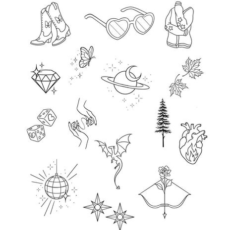 Taylor Swift Tattoo Ideas Simple, Swiftie Tattoo, Getting My Life Together, Archer Tattoo, Tattoos Drawing, Taylor Swift Drawing, Tattoo Floral, Taylor Swift Tattoo, Cute Little Tattoos