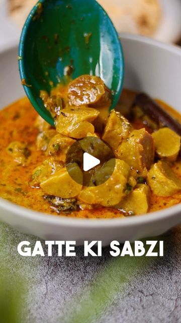 Recipes With Besan Flour, Besan Curry Recipe, Soyabin Sabji Recipe, Besan Sabji Recipe, Easy Sabji Indian Recipes, Gatte Sabzi, Besan Recipe Indian, High Protein Recipes Easy, Quick Sabzi Recipe