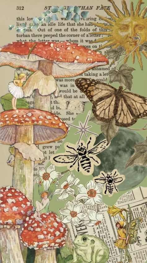 Mushroom Background, Fairy Garden Art, Cottage Core Art, Mushroom Wallpaper, Future Wallpaper, Scrapbook Printing, Cocoppa Wallpaper, Drawing Wallpaper, Magic Aesthetic