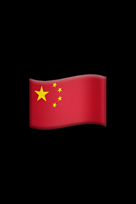 The emoji 🇨🇳 depicts the flag of China, which consists of a red background with five yellow stars arranged in a five-pointed pattern in the upper left corner. Flag Of China, Flag Emoji, Apple Emojis, Chinese Flag, Emojis Iphone, Ios Emoji, Iphone Emoji, China Flag, The Emoji