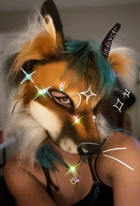 Therian Fox Mask, Fox Therian, Therian Mask, Fox Mask, Maybe In Another Life, In Another Life, Fox, Mask, Collage