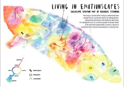 Emotional Architecture Concept, Emotional Mapping Architecture, Park Gate Design, Sensory Mapping, Urban Mapping, Data Art, Experience Map, Map Diagram, Point Cloud