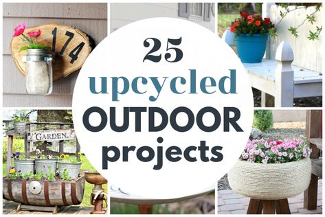 Outside Rooms, Repurposed Projects, House Numbers Diy, Solar Lights Diy, Outdoor Garden Bench, Summer Gardening, Summer Pins, Upcycle Garden, Outdoor Patio Space