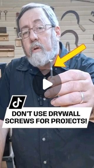 Ben on Instagram: "Don't use drywall screws for you're wood working project

. #WoodworkingTips
. #DIYFail
. #LearnFromMistakes
. #CarpentryAdvice
. #ToolTalk
. #Craftsmanship
. #WoodworkingCommunity
. #ScrewSelection
. #BuildingBetter
. #HandymanMistakes" Screw Storage Ideas, Screw Storage, Diy Mechanics, Diy Fails, Drywall Screws, House Construction, Pallet Furniture Bedroom, Diy Garden Furniture, Wood Worker