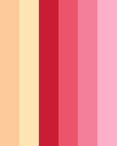 Peach Heart Peach Complimentary Colors, Cupcake Color Palette, Pink Pallet Color, Peach Pallet, Color Names Chart, Colors Clothes, Palette Challenge, Color Design Inspiration, Hex Color Palette