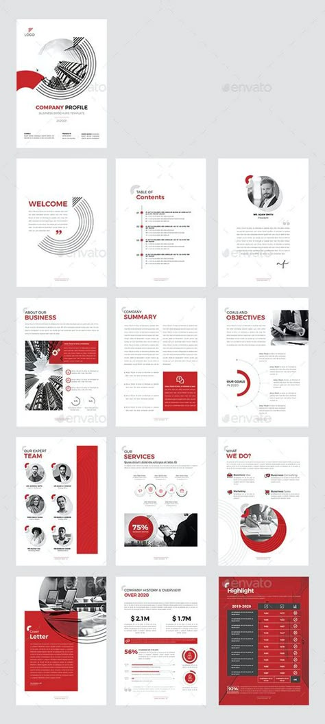 Company Profile Brochure Template InDesign INDD - 24 Pages. Brochure Index Page Design, Brochure Last Page Design, Company Profiles Designs, Company Profile Book Design, Company Profile Brochure Design, Company Profile Template Free Download, Creative Company Profile Design Layout, Profile Company Design, Broucher Ideas Design