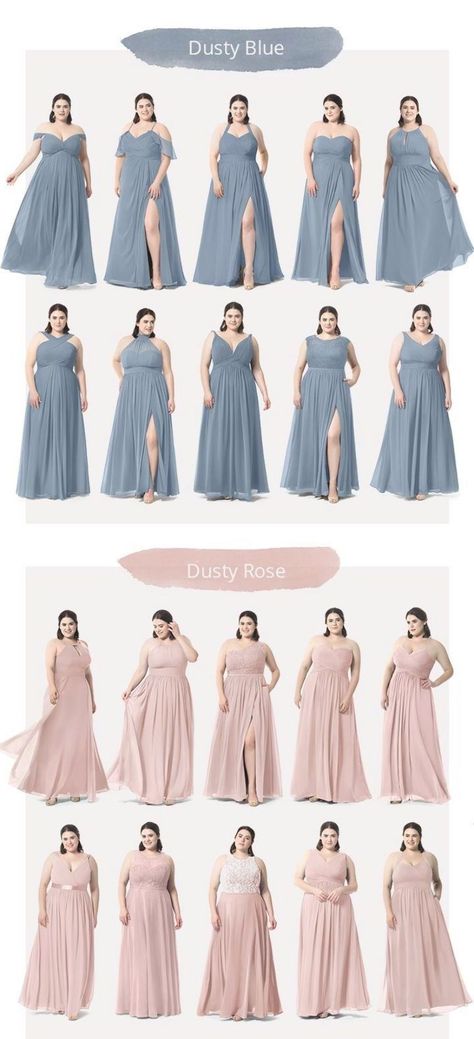 Curvy Bridesmaid Dresses, Reformation Wedding, Dusty Rose Bridesmaid Dresses, Rose Bridesmaid Dresses, Natural Make Up Looks, Dusty Blue Bridesmaid Dresses, Short Wedding Dresses, Modest Wedding Dress, Plus Size Bridesmaid