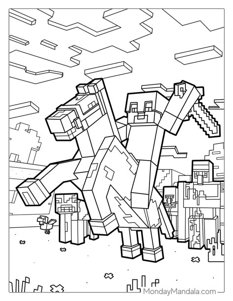 80+ Unique & Fun Minecraft Coloring Pages  🎨 Get your kids excited about learning with these free, printable Minecraft coloring pages! With a variety of characters, scenes, and objects to color, there's something for everyone. Plus, they're a great way to relax and de-stress.  #minecraft #coloringpages #freeprintables #kidsactivities #learning Minecraft Activity Sheets Free Printable, Minecraft Characters Drawings, Minecraft Coloring Sheets, Minecraft Colouring Pages, Minecraft Colouring, Minecraft Coloring Pages Free Printable, Minecraft Karakter, Teen Coloring Pages, Free Printable Minecraft