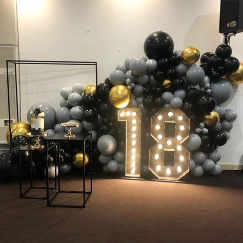 18th Birthday Hall Decorations, Hall Birthday Party Decorations, 18th Birthday Boy Decorations, 18th Boy Birthday Party Ideas, Male 18th Birthday Party Ideas, 18th Birthday Party Ideas Boy, Boy 18th Birthday Ideas, Boys 18th Birthday Ideas, 18th Birthday Party Ideas For Boys