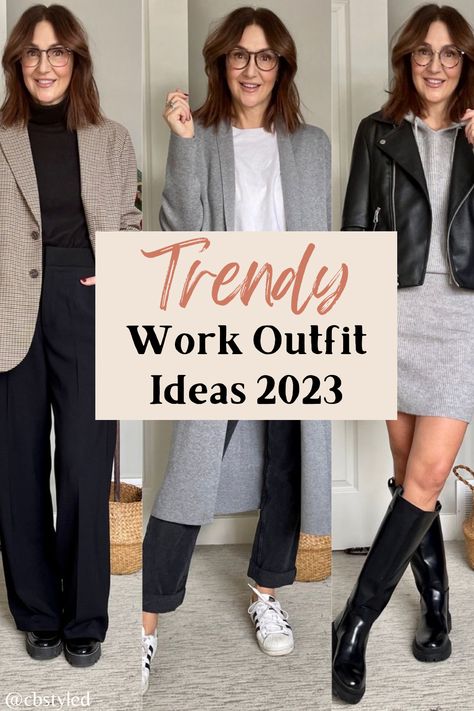 Business Casual Outfits For Women Winter Work Attire With Boots, Fall 2023 Business Casual, Cute Business Casual Outfits Springtime, Fall 2023 Office Outfits, Women’s Casual Work Outfits, Casual Work Outfits 2023, Monday Work Outfits Offices, Women’s Work Clothes, Business Casual 2023 Women