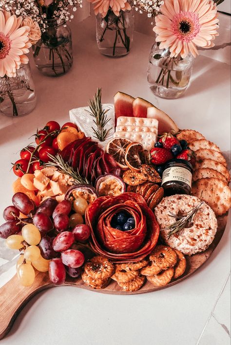 Hosted my first bridal luncheon with a charcuterie board for 3 Southern Luncheon Ideas, Ideas For Ladies Luncheon, Girls Luncheon Ideas, Girl Luncheon Ideas, Mother’s Day Lunch Ideas, Wedding Luncheon Ideas, Luncheon Ideas Ladies Lunch, Bridal Shower Luncheon Food, Ladies Luncheon Ideas Food