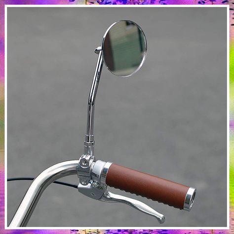 Bicycle Mirrors for Handlebars, Universal Mirror Plating Metal Bracket for Bike, Motorcycles, Tricycles, Electric Bicycles Bicycle Mirror, Bicycle Mirrors, Bike Motorcycles, Dutch Bike, Bike Mirror, Bicycle Brands, Electric Bicycles, Retro Bicycle, Mirror Plates