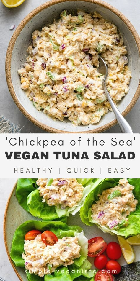 Health Wraps, Recept Sandwiches, Wraps Vegan, Vegan Tuna, Chickpea Tuna, Tuna Recipe, Tuna Salad Sandwich, Vegan Sandwiches, Tuna Sandwich