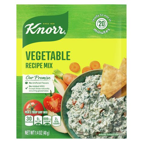 Knorr Spinach Dip Recipe | Knorr US Knorr Vegetable Dip, Knorr Spinach Dip, Knorr Recipes, Mix Vegetable, Dry Soup Mix, Spinach Dip Recipe, Vegetable Dip, Vegetable Recipe, Vegetable Soup Recipes