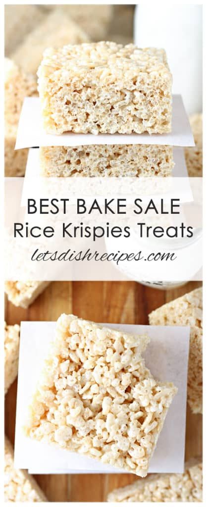 Best Bake Sale Rice Krispies Treats Bake Sale Favorites, Bake Sale Items That Sell, Bake Sale Brownies, Easy Bake Sale Recipes, Easy Bake Sale Ideas, Fundraiser Bake Sale, Bake Sale Goodies, Bake Sale Fundraiser, Bake Sale Items