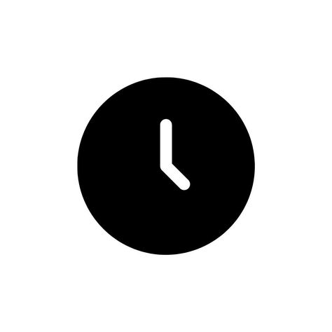 Clock White Icon, Black And White Clock Icon, Steampunk Font, App Store Icon, Phone Customization, Clock Icon, Icon White, Black App, Black Clocks