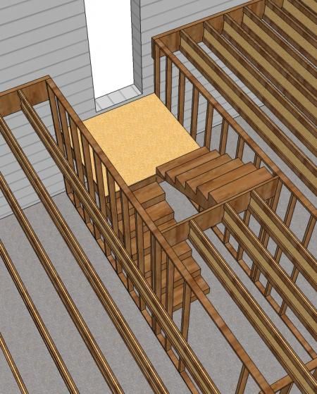 Owner Building a Home: The Momplex | How to Build Stairs How To Build A Staircase Diy, How To Build A Staircase, How To Build Stairs Indoors, How To Build Stairs, Framing Stairs, Build Stairs, Attic Staircase, Diy Staircase, Building Stairs