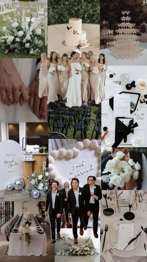 inspiration for timeless, classic, and elegant wedding #wedding #inspo Classic And Elegant Wedding, Elegant Wedding Colors, Classic Wedding Themes, Wedding Theme Color Schemes, Elegant Wedding Themes, Classic Elegant Wedding, Classic Wedding Decorations, White Wedding Theme, Wedding Money