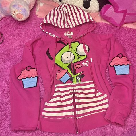 Bleach Patterns, Pastel Scene, Scene Clothes, Invader Zim Gir, Zim Gir, Scene Queen, Scene Outfits, Funky Outfits, Scene Fashion