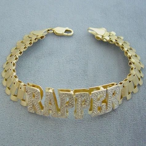 Nugget Jewelry, Custom Gold Jewelry, Hip Jewelry, Bling Top, Mens Diamond Bracelet, Emoji Photo, Jewelry Accessories Ideas, Gold Nugget, Dope Jewelry