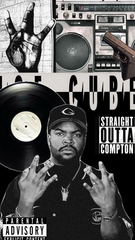 #icecube #rap #song #music #artist Ice Cube Wallpaper Aesthetic, Icecube 90s, Ice Cube Albums, Ice Cube Wallpaper, Gangsta Wallpaper, R B Wallpaper, 90s Rap Aesthetic, Album Cover Wallpaper, 90s Rappers Aesthetic