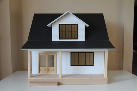 Real Good Toys, Beachside Bungalow, Diy Barbie House, Dollhouse Design, Patio Projects, Doll House Plans, Dollhouse Projects, Model House, Cardboard House