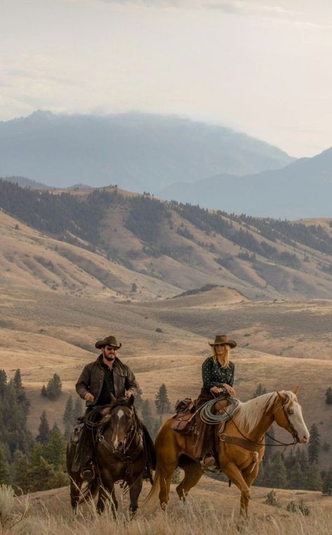 Agritourism Farms, Horse Couple, Yellowstone Series, Western Photography, Cowboy Aesthetic, Western Life, Cowgirl Aesthetic, Horse Aesthetic, Western Aesthetic