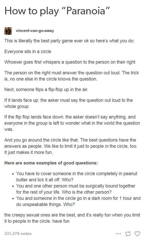 How To Play Paranoia, Cute Games To Play With Friends, Games To Do Over Text, Bff Games To Play, Fun Games To Play With One Friend, Games To Play At Bday Party, Game Ideas For Friends, Games To Play For Birthday Party, Games Like Paranoia