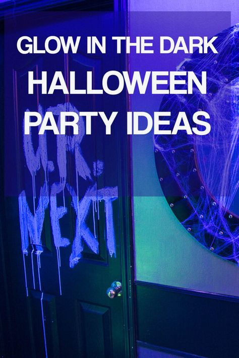 10 Easy DIY Black Light Halloween Decorations | Halloween Black Light Halloween Decorations, Decorate Garage, Black Light Halloween, Dark Halloween Party, Diy Halloween Bottles, Lights Decoration Ideas, Halloween Scene Setters, Diy Black Light, Diy Glow In The Dark