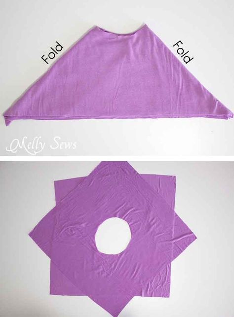 Step 2 - Handkerchief Hem Dress tutorial - Sew a knit girls dress with this free pattern - Melly Sews Handkerchief Dress Pattern, Hankerchief Skirt, Dress Pattern Free, Handkerchief Hem Skirt, Melly Sews, Diy Sy, Handkerchief Skirt, Dress Tutorial, Handkerchief Hem Dress