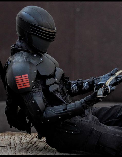 Gi Joe Snake Eyes, Snake Eyes Gi Joe, Snake Eyes, G I Joe, Armor Concept, Gi Joe, Tactical Gear, Cyberpunk, Soldier