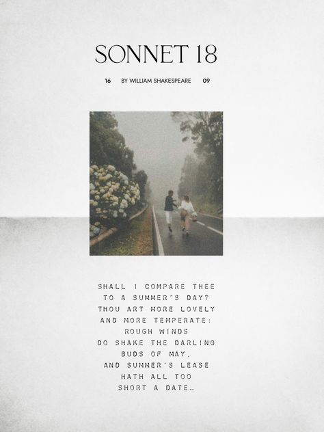 William Shakespeare sonnet 18 Shakespeare Poems, Poems By William Shakespeare, William Shakespeare Sonnets, Shakespeare's Sonnets, Aesthetic Word, Darling Buds Of May, Shakespeare Sonnets, Bulletin Journal, Bulletin Journal Ideas