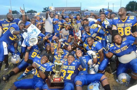 Albany State University Golden Rams! 2013 SIAC Eastern Division Champions! GO RAMS! Simmons University, Albany State University, Ndsu Bison Football, Ball State University Apparel, Alma Mater, State University, Colleges And Universities, New Wardrobe, Life Is Good