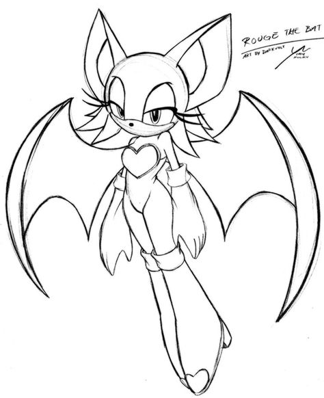 Rouge the bat Bat Sketches, Mini Sketch Ideas, Bat Sketch, How To Draw Anatomy, Bat Drawing, Mini Sketch, Draw Anatomy, Draw Sonic, Sonic Drawing