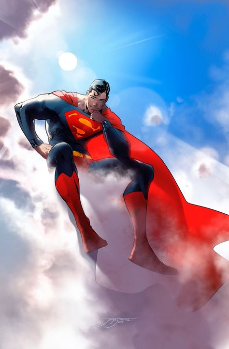 By Jorge Jimenez Superman Comic Art, Christopher Reeves, Art Dc Comics, Superman Artwork, Superman Wallpaper, Dc Comics Wallpaper, Dc Superman, Superman Family, Dc Comics Heroes