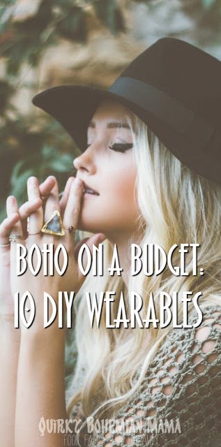 Boho on a Budget: 10 DIY Wearables {DIY Bohemian Clothing} Boho On A Budget, Diy Boho Clothes, Diy Bohemian, Bohemian Diy, Hippie Mom, Bohemian Crafts, Bohemian Mama, Affordable Boho, Look Boho Chic