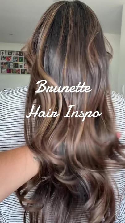 Michael Silvestri | Colorist on TikTok Hair Inspo Brunette, Dark Brunette Balayage Hair, Bronze Hair Color, Caramel Brunette, Dark Brunette Balayage, Balayage Hair Caramel, Caramel Brown Hair, Hair Color Light, Hair Change