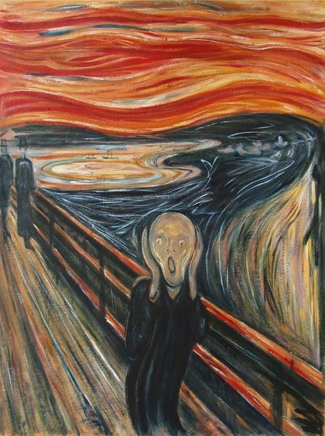 Munch Scream, Edvard Munch The Scream, Munch The Scream, فنسنت فان جوخ, Famous Art Paintings, Scream Art, Istoria Artei, Arte Van Gogh, The Scream