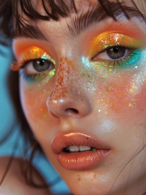 Summer Makeup 2024: Simple & Natural Looks for Every Occasion Summer Solstice Makeup, Beach Makeup Look Summer, Beach Makeup Look, Makeup 2024, Natural Makeup Style, Summer Makeup Trends, Artsy Makeup, Beach Makeup, Vibrant Makeup