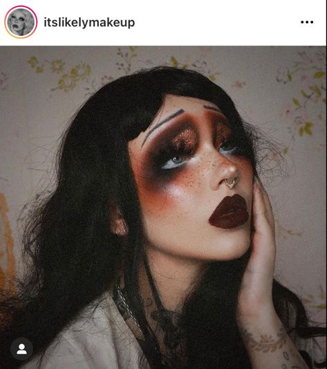 All Makeup Products, Makeup Film, Goth Doll, Vampire Bride, Funky Makeup, Drag Make-up, Drag Makeup, Swag Makeup, Smink Inspiration