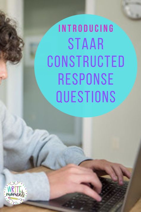 Constructed Response 3rd Grade, 3rd Grade Staar Reading Review, Extended Constructed Response Anchor Chart, Extended Constructed Response, Constructed Response Anchor Chart, Reading Test Strategies, Staar Reading Strategies, Staar Test Prep, 8th Grade English