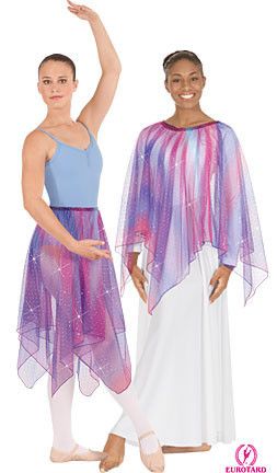 Eurotard Single Handkerchief Metallic Tulle Skirt or Top - Adult #DanceWearCorner Christian Dance Outfits, Praise Dance Outfits, Worship Dance Outfits, Worship Dress, Praise Dance Wear, Praise Dance Garments, Adult Tulle Skirt, Dance Ministry, Praise Dance Dresses