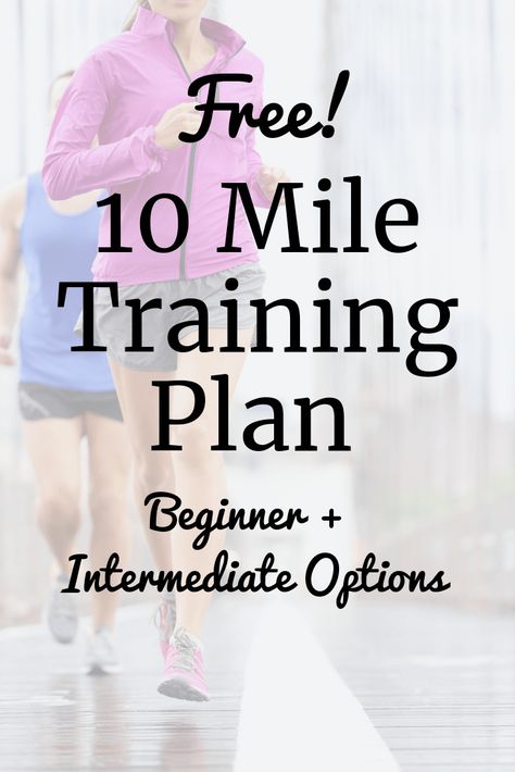 10 Mile Training Plan, 10k Training Plan, Running Training Plan, Fitness Training Plan, Training For A 10k, Burn Fat Build Muscle, Workouts Running, Running Plan, Running Program