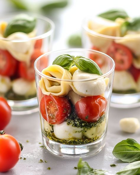 with Mini Italian Sandwiches Appetizers, Easy Fancy Party Appetizers, Best Easy Party Appetizers, Appetizers Wine Party, Bridal Shower Food Italian, Bunco Food Appetizers, Mini Soup Appetizers, Italian Finger Sandwiches, Appetizer Shooters Party Ideas