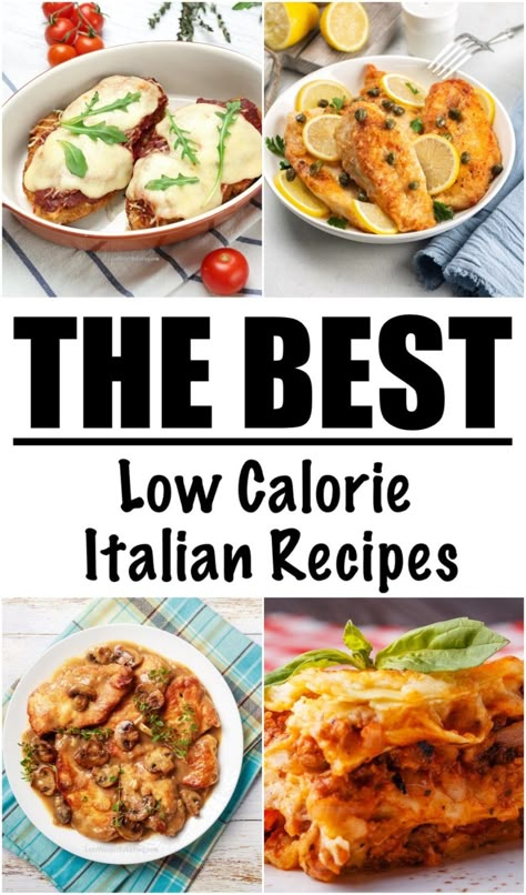 10 Recipes for Italian Food for Healthy Dinners | Lose Weight By Eating Low Fat Italian Recipes, Clean Eating Italian Recipes, Healthy Italian Food Recipes, Easy Healthy Italian Recipes, Low Cal Italian Recipes, Healthy Italian Recipes Clean Eating, Italian Healthy Recipes, Light Italian Recipes, Healthy Italian Food