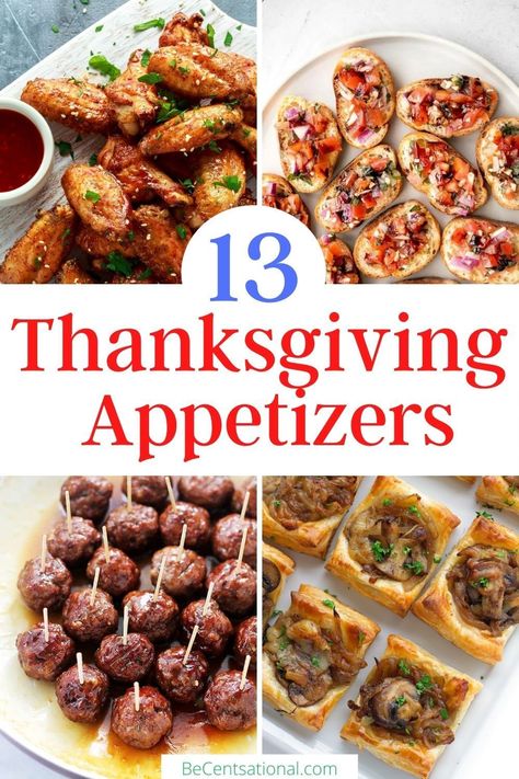 Looking for easy Thanksgiving appetizers to serve this holiday season? Try these holiday recipes for entertaining this year ready in 30 minutes. 15 Easy Thanksgiving Appetizers - something for everyone at your holiday table. Can make all of the recipes ahead of time for a stress-free holiday. Easy Thanksgiving Appetizers, Small Thanksgiving, Best Thanksgiving Appetizers, Thanksgiving Lunch, Thanksgiving Spread, Thanksgiving Appetizers Easy, Thanksgiving Foods, Awesome Appetizers, Thanksgiving Snacks