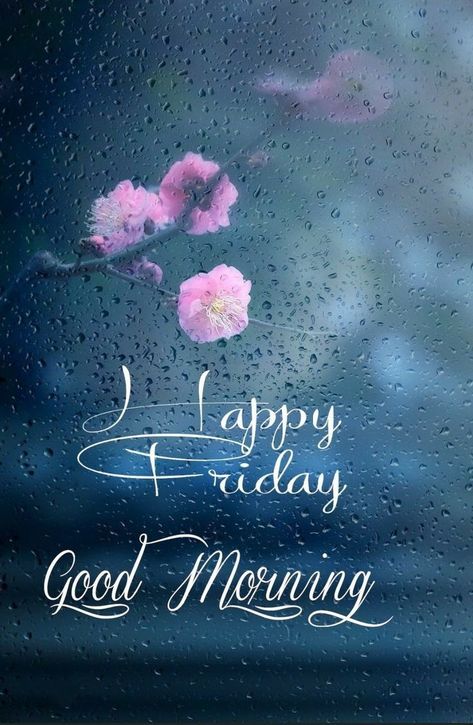 Rainy Friday Morning Quotes, Rainy Friday Morning, Happy Friday Pictures, Beautiful Day Quotes, Good Morning Rainy Day, Rainy Friday, Friday Good Morning, Rainy Day Quotes, Good Morning Wish